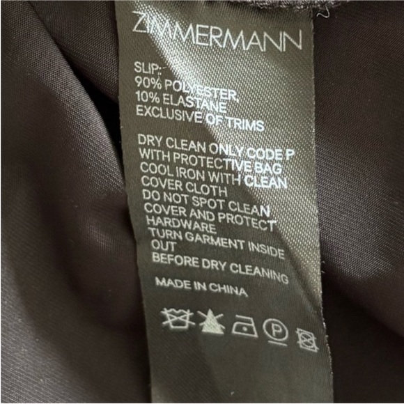 Zimmermann Espionage Mini Dress Ruffle Tiered Swiss Dot Rare Black Size 2 US 6 8 - Picture 15 of 16